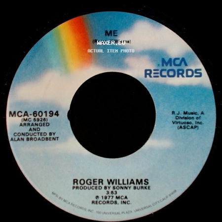 Roger Williams - Theme From New York, New York / Me side B