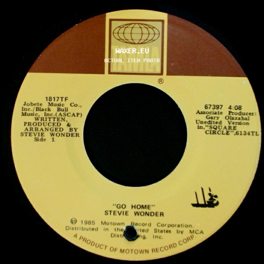 Stevie Wonder - Go Home / Go Home (Instrumental) side A