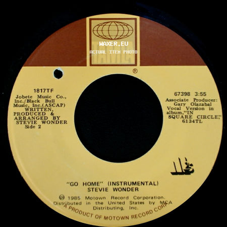 Stevie Wonder - Go Home / Go Home (Instrumental) side B