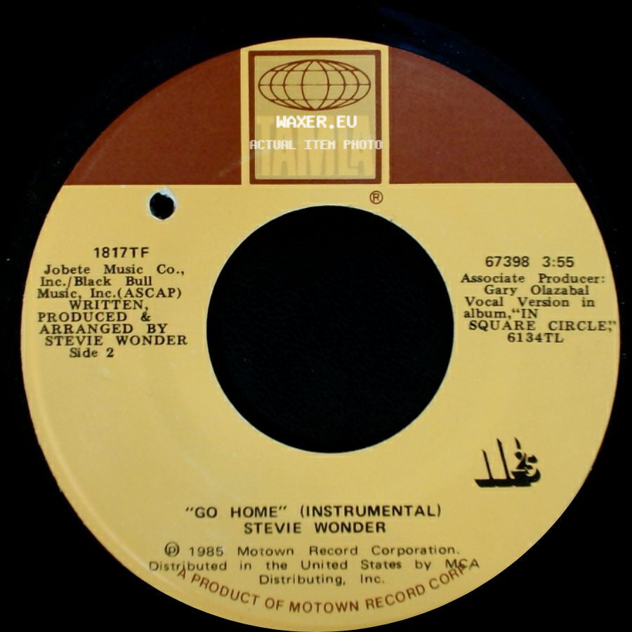 Stevie Wonder - Go Home / Go Home (Instrumental) side B