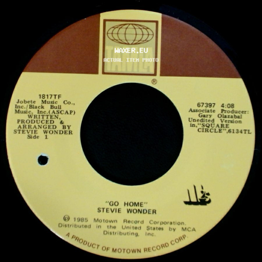 Stevie Wonder - "Go Home" / Go Home (Instrumental) side A