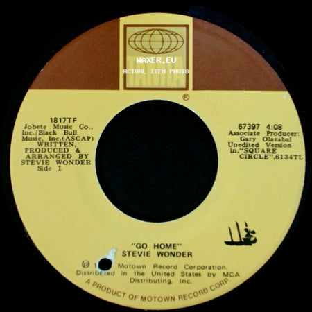 Stevie Wonder - Go Home / Go Home (Instrumental) side A