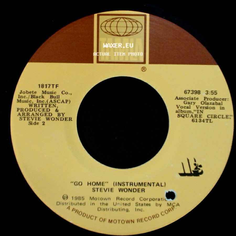 Stevie Wonder - Go Home / Go Home (Instrumental) side B