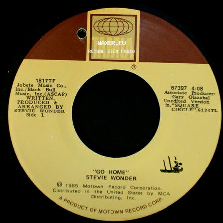 Stevie Wonder - Go Home / Go Home (Instrumental) side A