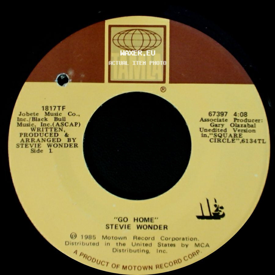 Stevie Wonder - Go Home / Go Home (Instrumental) side A