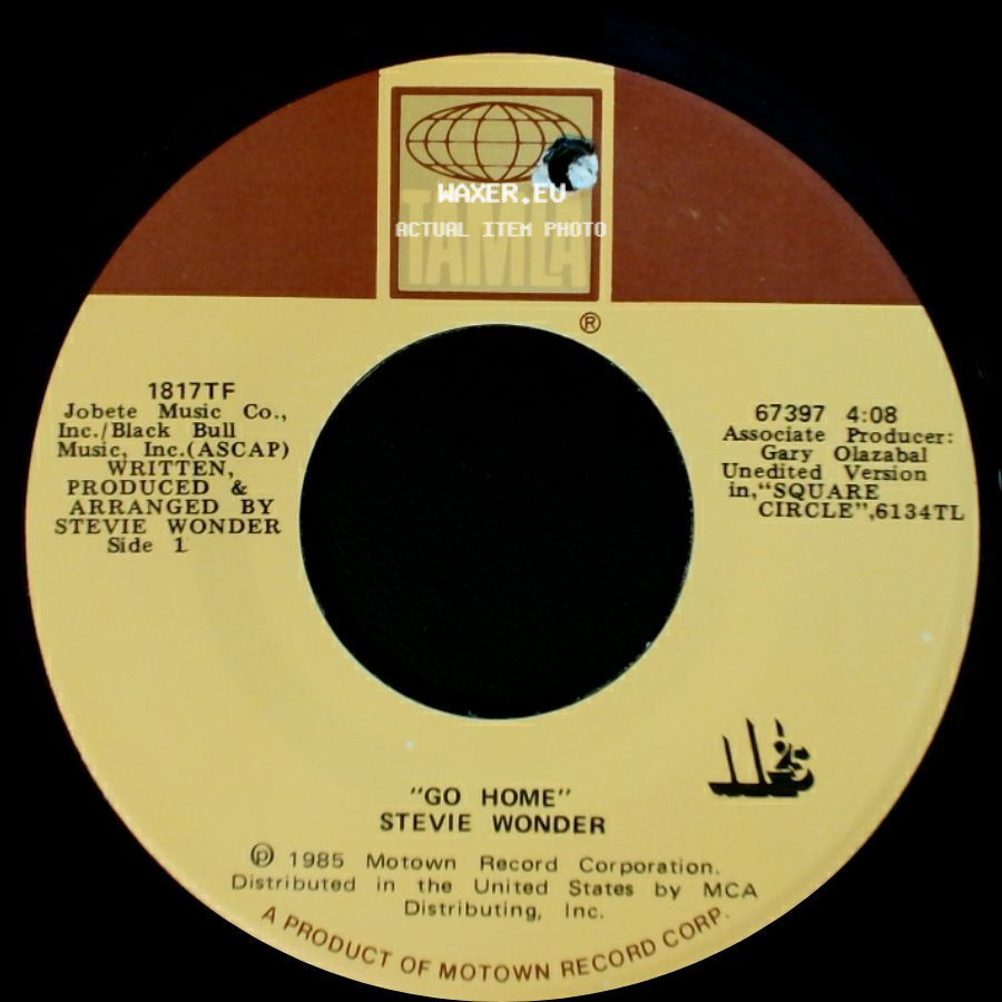 Stevie Wonder - Go Home / Go Home (Instrumental) side A