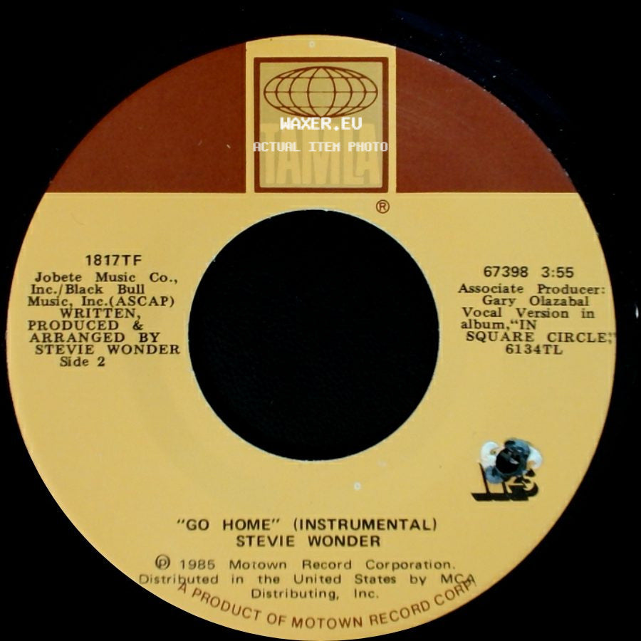 Stevie Wonder - Go Home / Go Home (Instrumental) side B