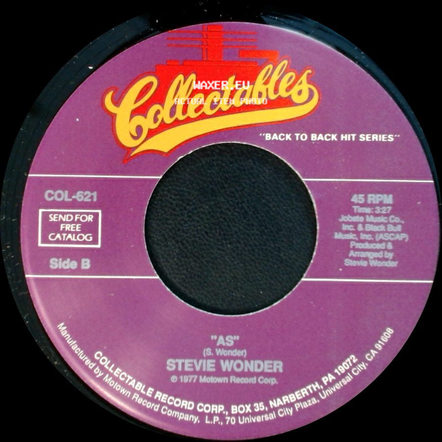 Stevie Wonder - Another Star / As side B