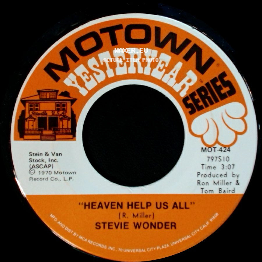 Stevie Wonder - Signed, Sealed, Delivered / Heaven Help Us All side B