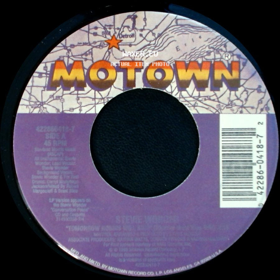 Stevie Wonder - Tomorrow Robins Will Sing / For Your Love (Single Version) side A