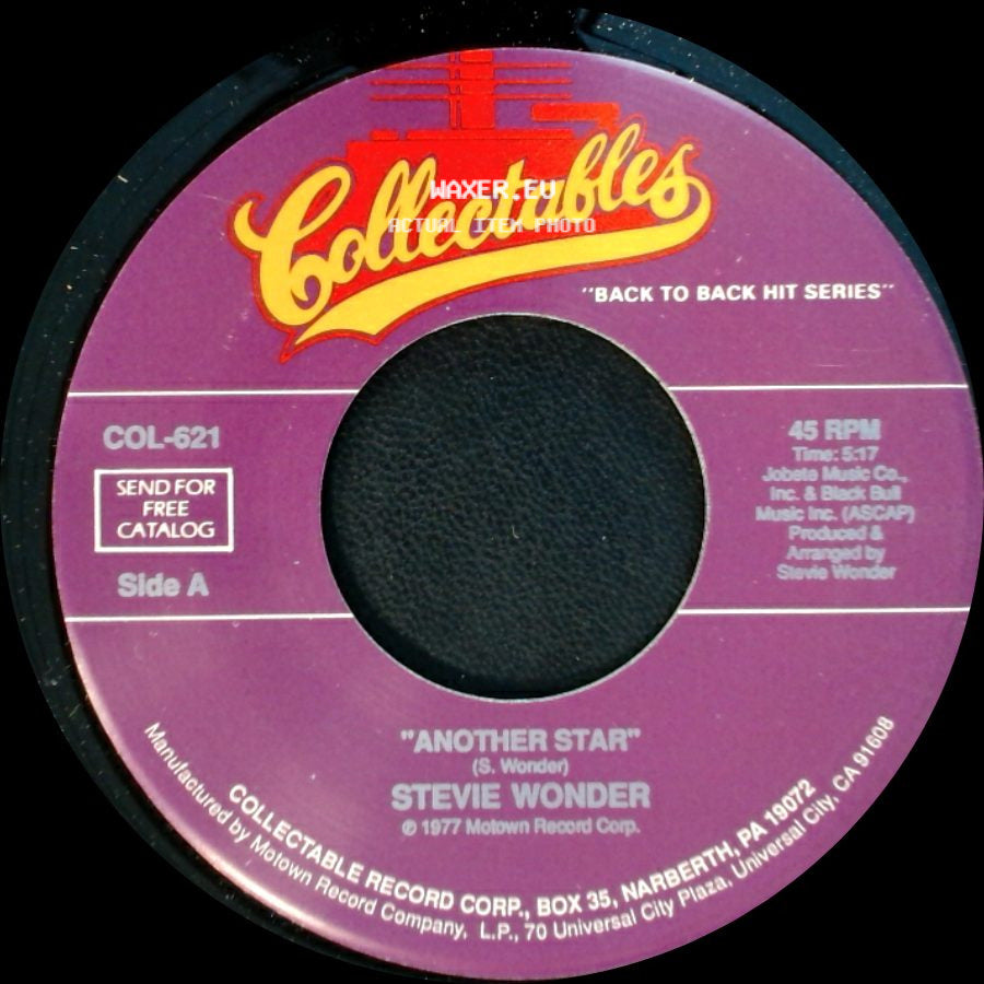 Stevie Wonder - Another Star / As side A