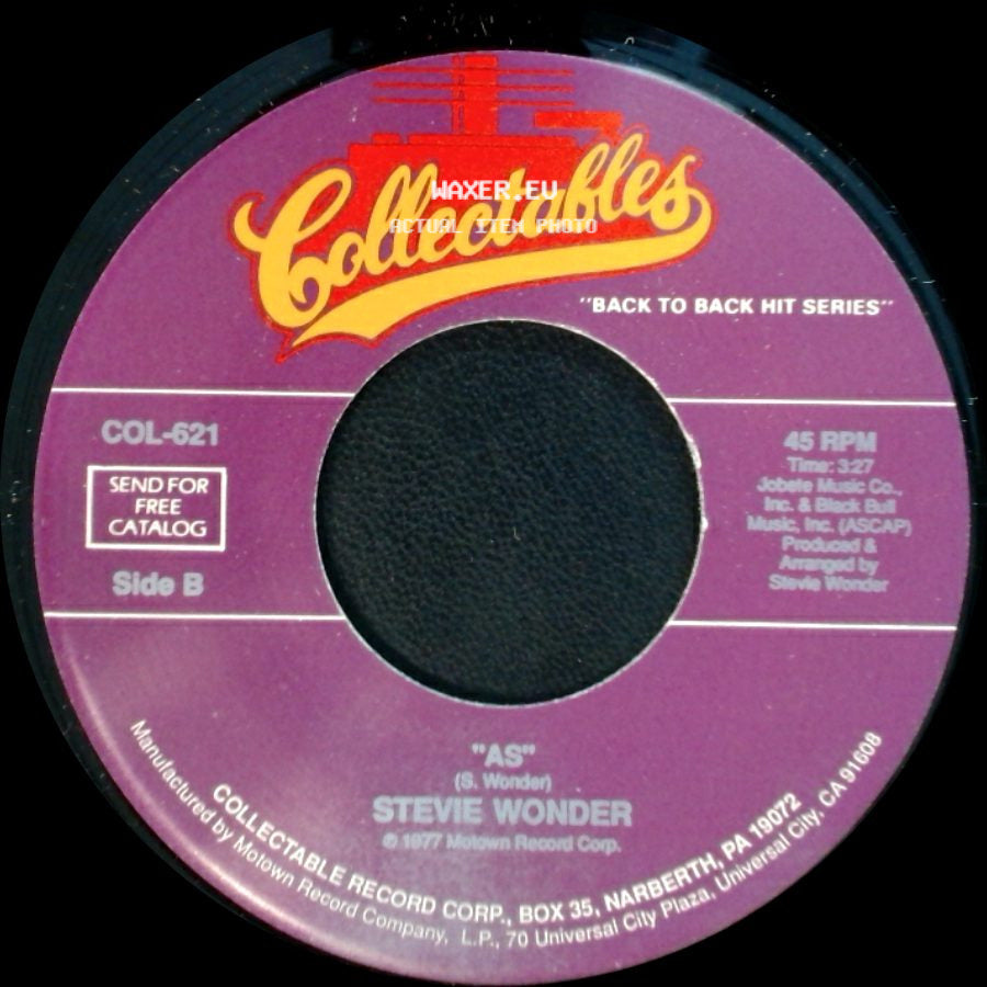 Stevie Wonder - Another Star / As side B
