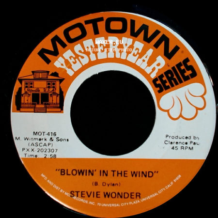 Stevie Wonder - Blowin' In The Wind / A Place In The Sun side A