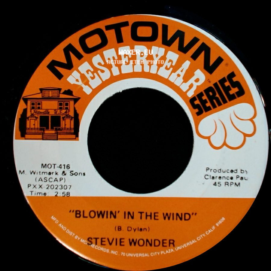 Stevie Wonder - Blowin' In The Wind / A Place In The Sun side A