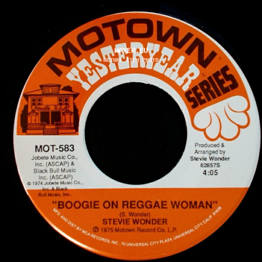Stevie Wonder - Boogie On Reggae Woman / You Haven't Done Nothin' side A