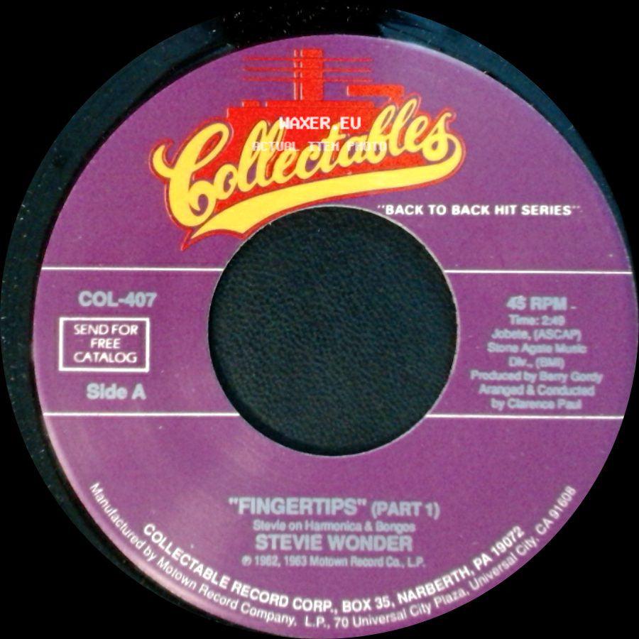 Stevie Wonder - Fingertips (Part 1) / Fingertips (Part 2) side A