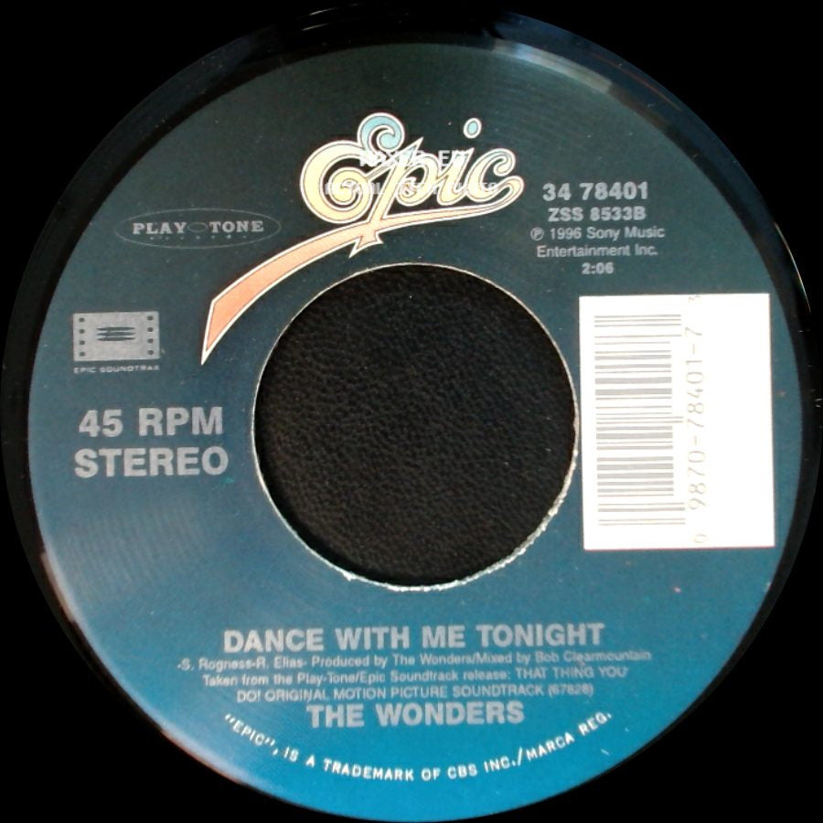 The Wonders - Dance With Me Tonight / That Thing You Do! side A