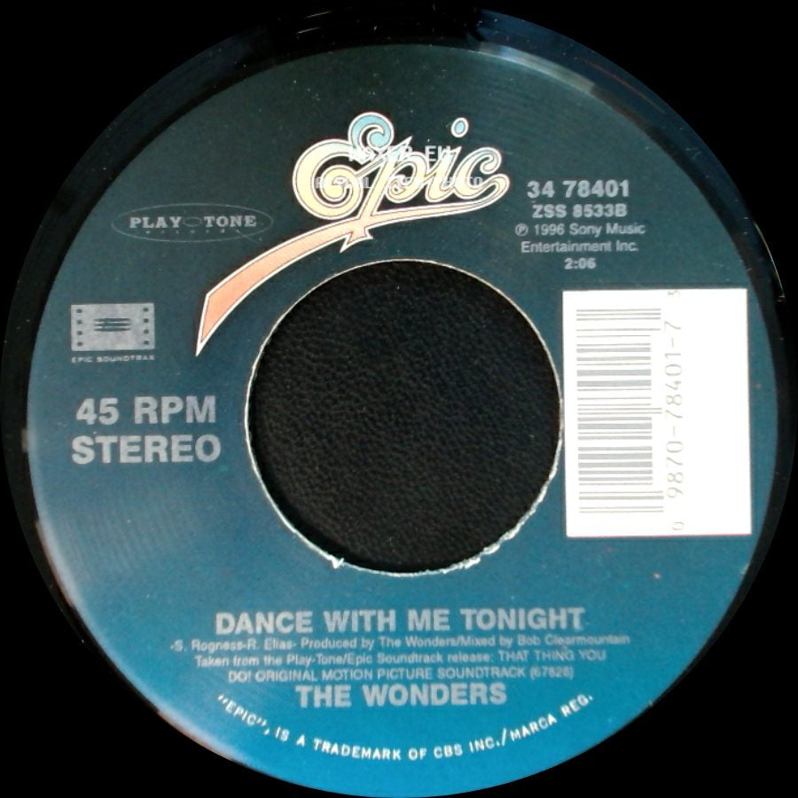 The Wonders - That Thing You Do! / Dance With Me Tonight side B