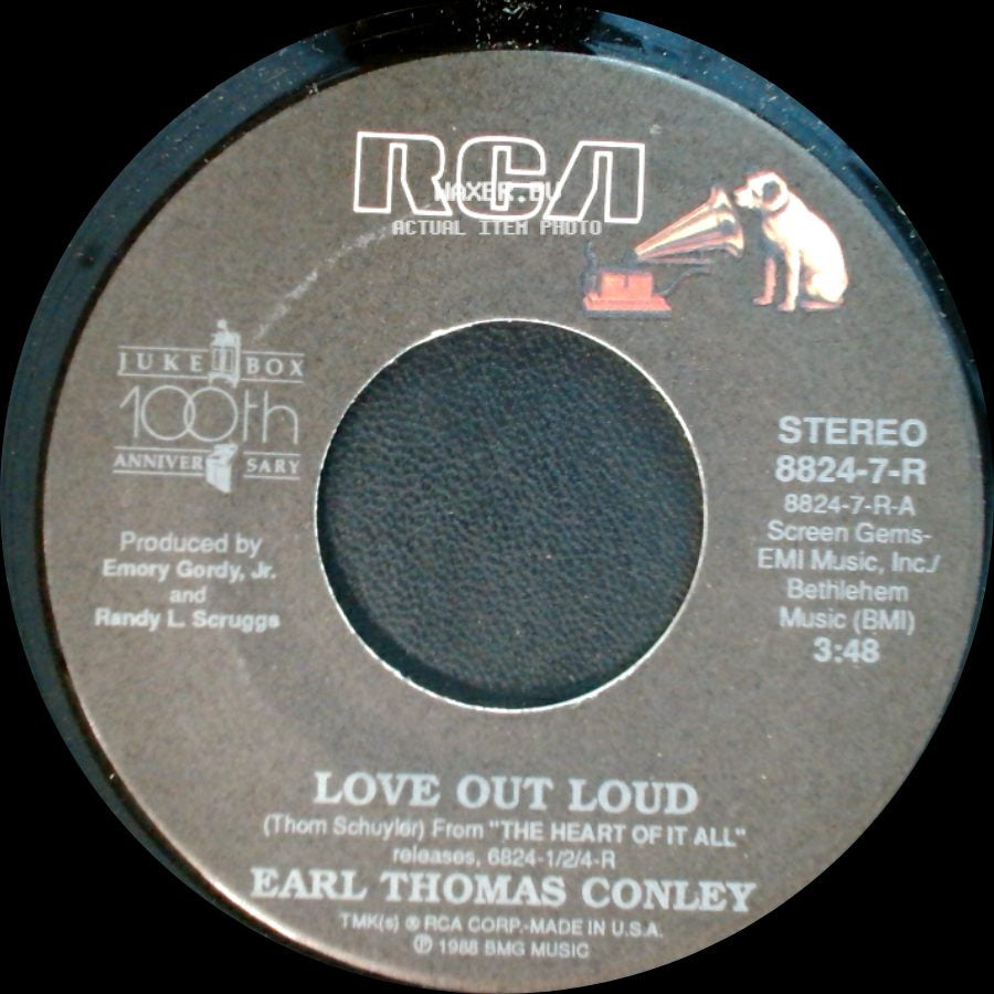 Earl Thomas Conley - Love Out Loud / No Chance, No Dance side A