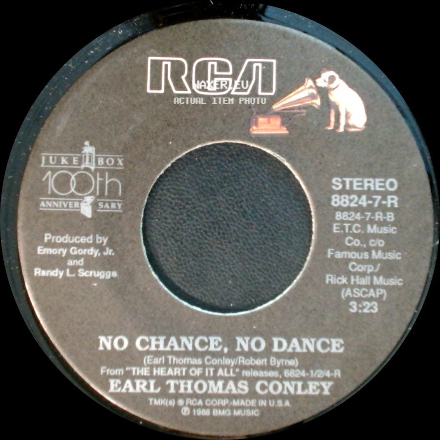 Earl Thomas Conley - Love Out Loud / No Chance, No Dance side B