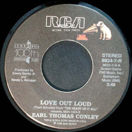 Earl Thomas Conley - Love Out Loud / No Chance, No Dance side A