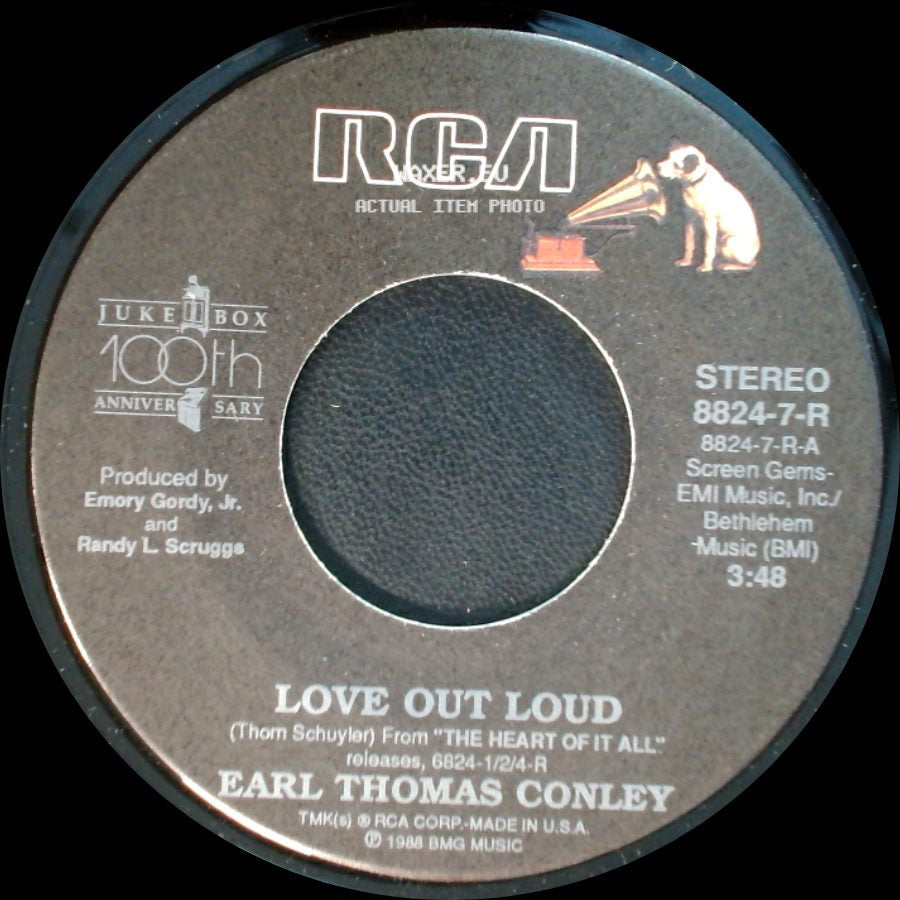 Earl Thomas Conley - Love Out Loud / No Chance, No Dance side A