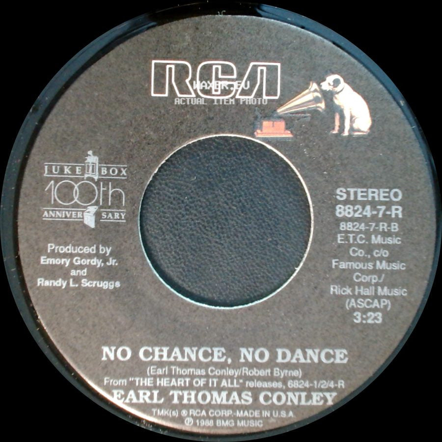 Earl Thomas Conley - Love Out Loud / No Chance, No Dance side B