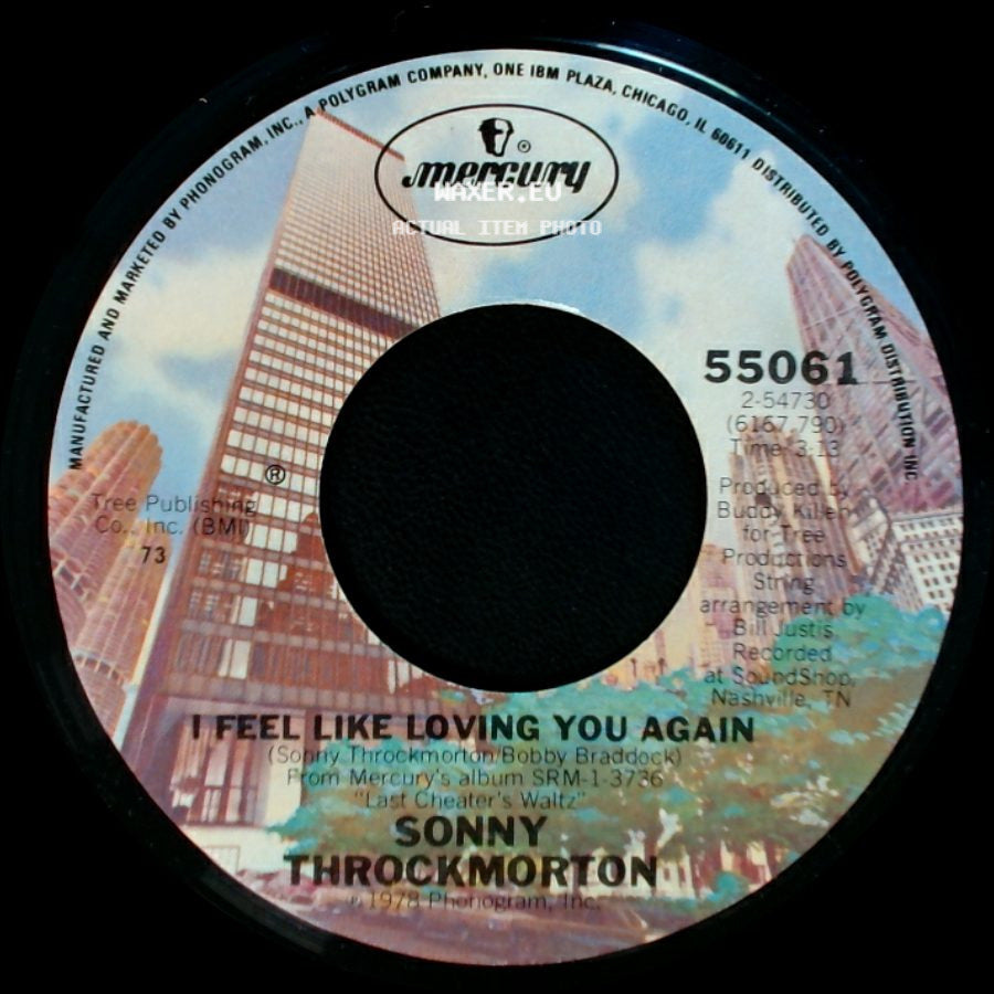 Sonny Throckmorton - Can't You Hear That Whistle Blow / I Feel Like Loving You Again side B