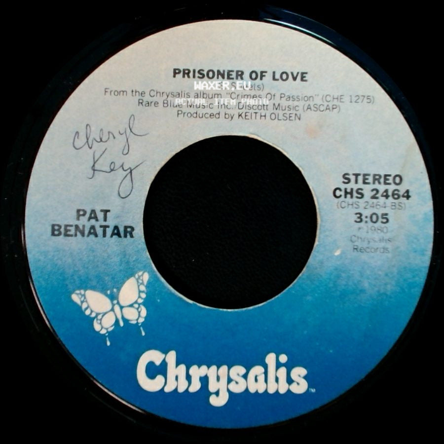 Pat Benatar - Hit Me With Your Best Shot / Prisoner Of Love side B