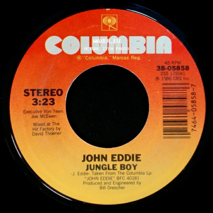 John Eddie - Jungle Boy / Mary's Ghost side A