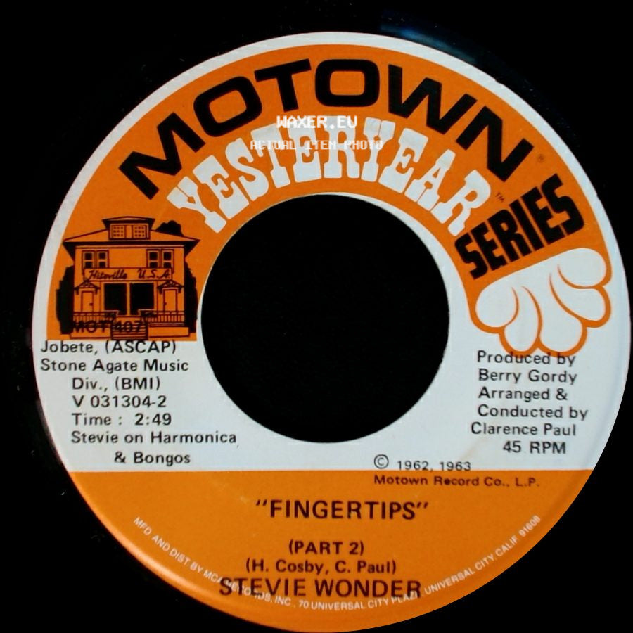 Stevie Wonder - "Fingertips" (Part 2) / "Fingertips" (Part 1) side A