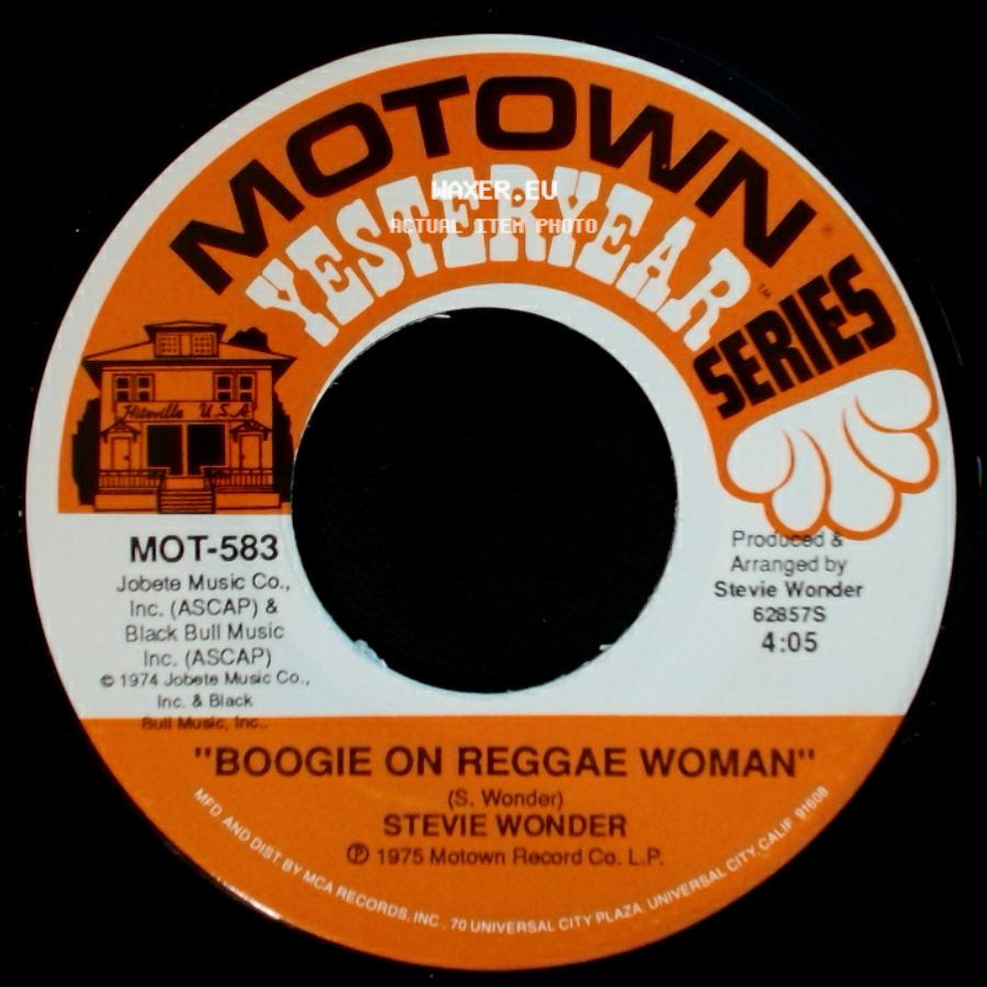 Stevie Wonder - You Haven't Done Nothin' / Boogie On Reggae Woman side B
