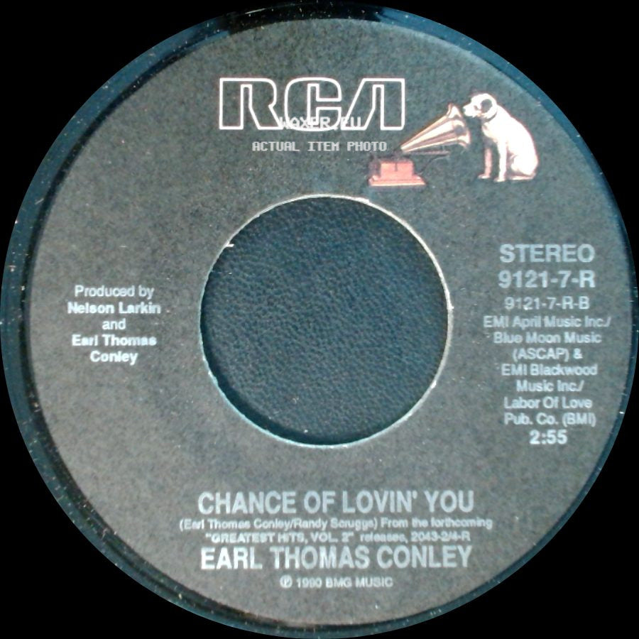Earl Thomas Conley - Chance Of Lovin' You / Bring Back Your Love To Me side A