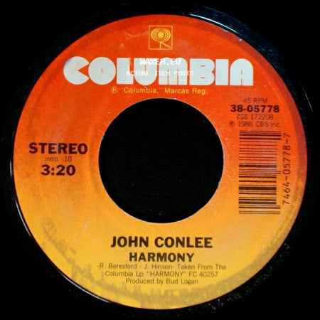 John Conlee - She Told Me So / Harmony side B