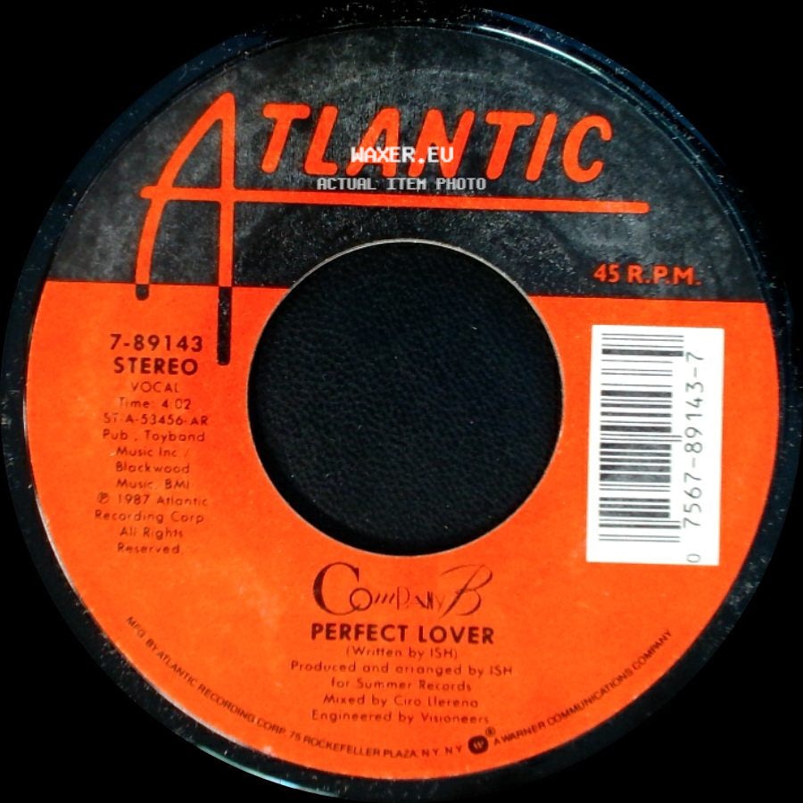 Company B - Perfect Lover / Dubfect Lover side A