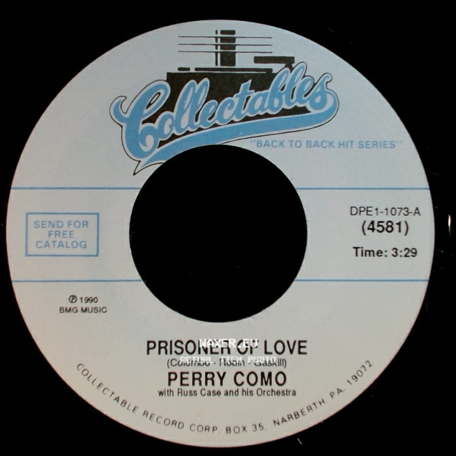 Perry Como - Prisoner Of Love / Because side A