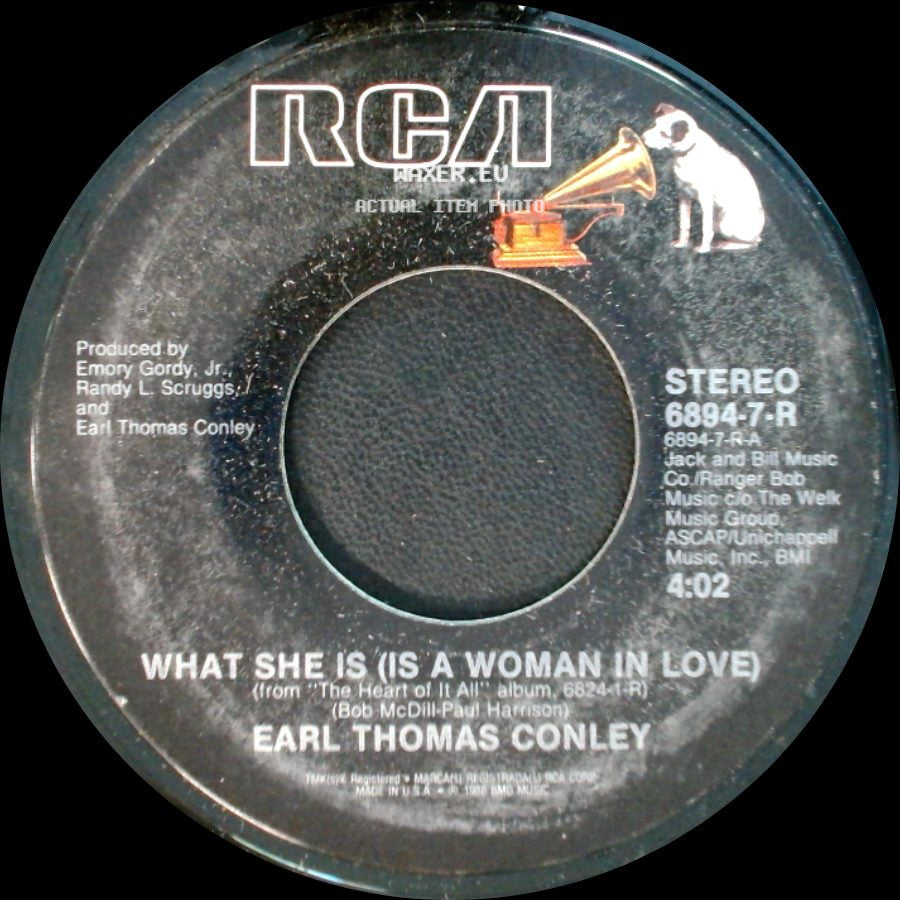 Earl Thomas Conley - Carol / What She Is (Is A Woman In Love) side B