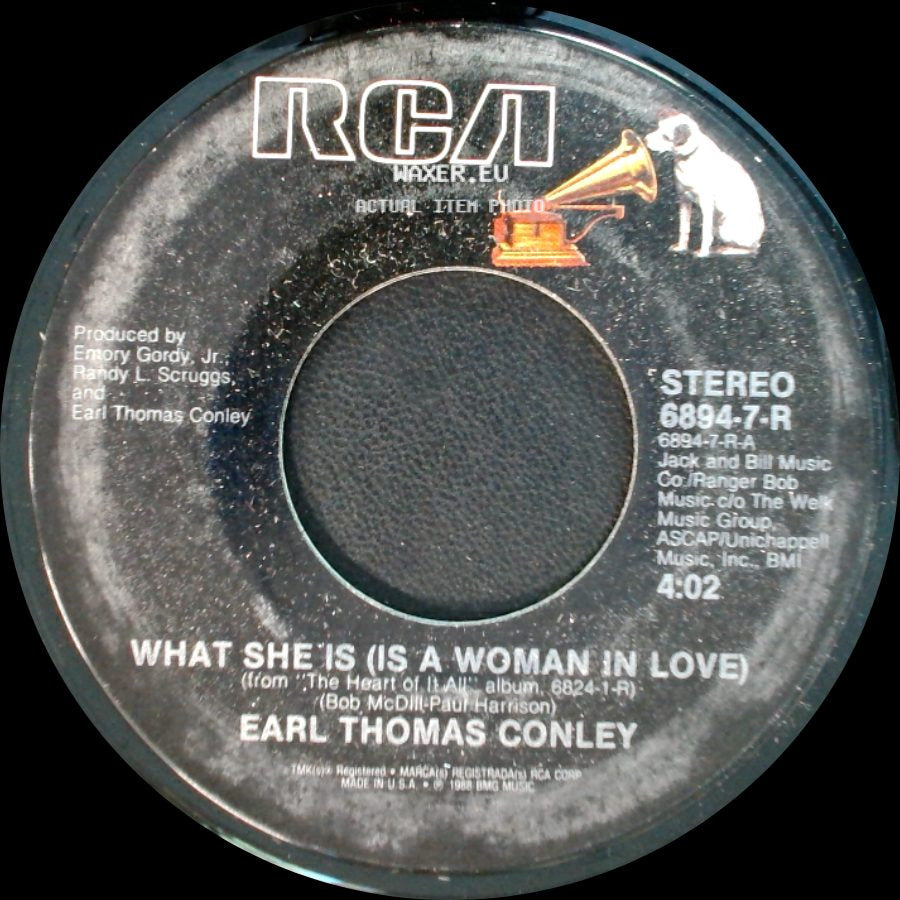 Earl Thomas Conley - Carol / What She Is (Is A Woman In Love) side B