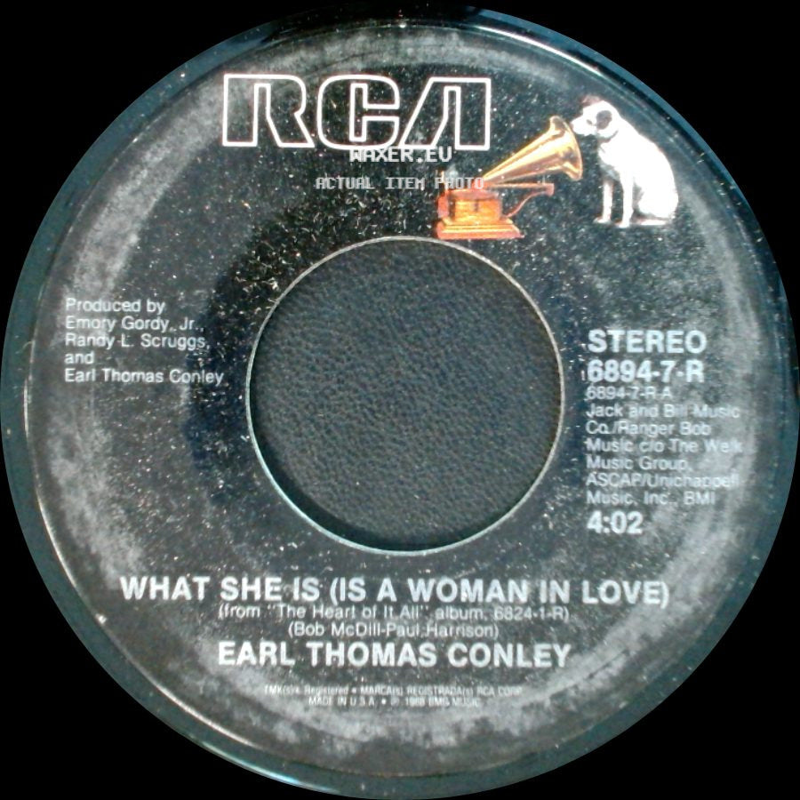 Earl Thomas Conley - Carol / What She Is (Is A Woman In Love) side B