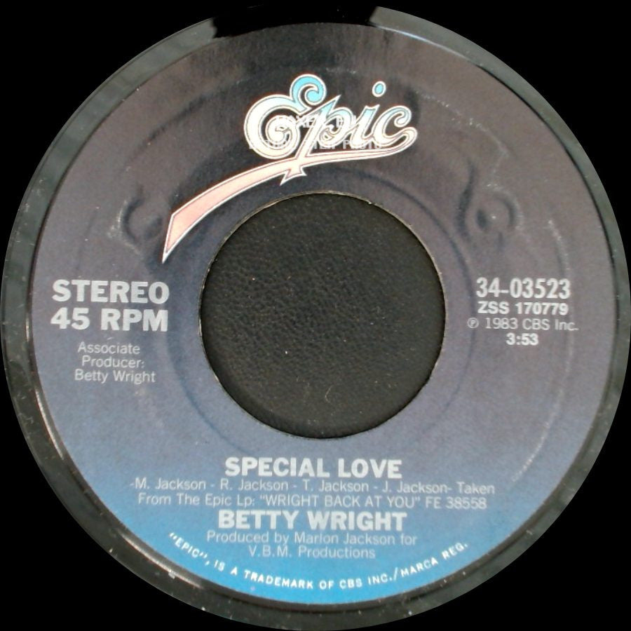 Betty Wright - She's Older Now / Special Love side B