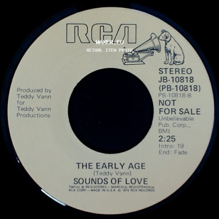 Sounds Of Love - The Early Age Sounds Of Love / Sounds Of Love side A
