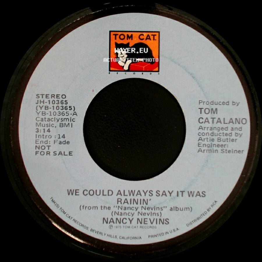 Nancy Nevins - We Could Always Say It Was Rainin' / We Could Always Say It Was Rainin' side A