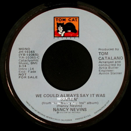 Nancy Nevins - We Could Always Say It Was Rainin' / We Could Always Say It Was Rainin' side B