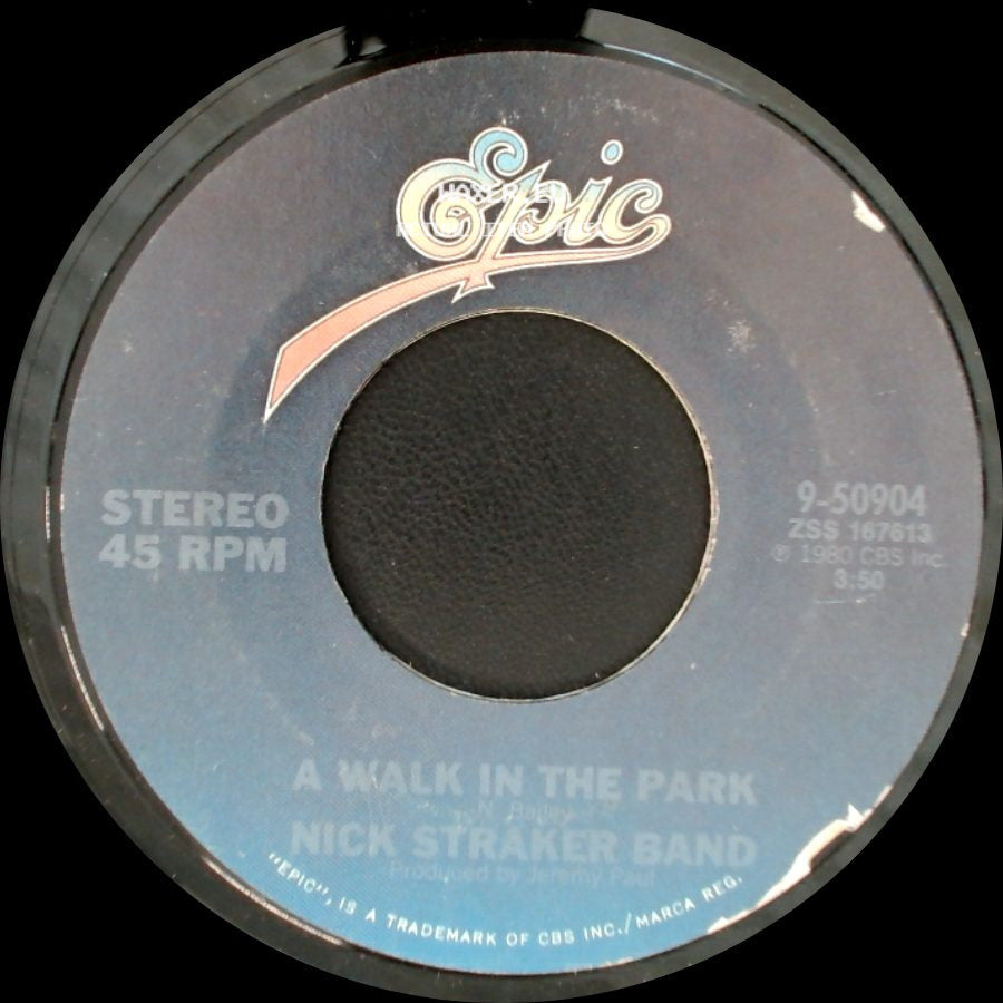 Nick Straker Band - A Walk In The Park / Something In The Music side A