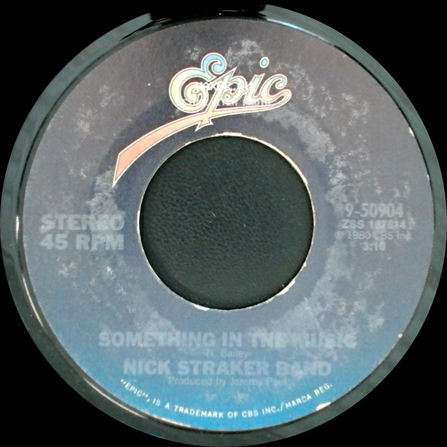 Nick Straker Band - A Walk In The Park / Something In The Music side B
