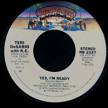 Teri Desario With K.C. / Teri Desario - Yes, I'm Ready / With Your Love side A