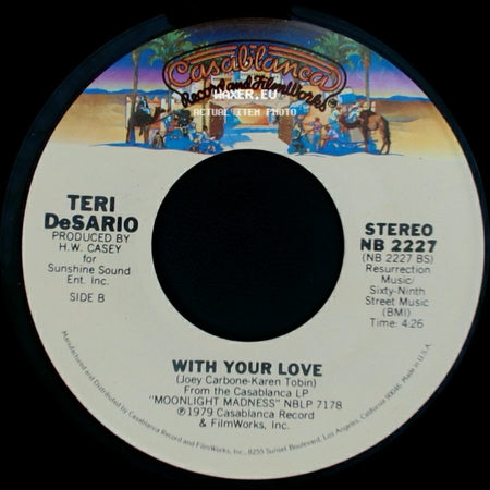 Teri Desario With K.C. / Teri Desario - Yes, I'm Ready / With Your Love side B