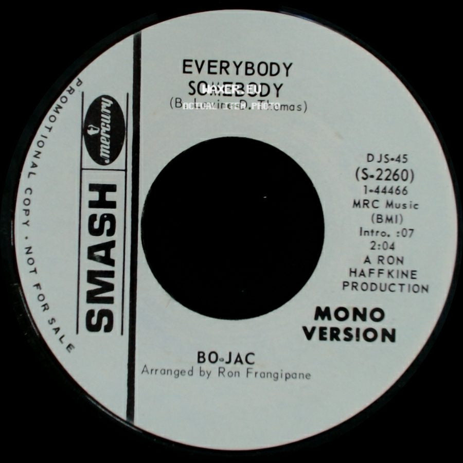 Bo-Jac - Everybody Somebody / Everybody Somebody side A