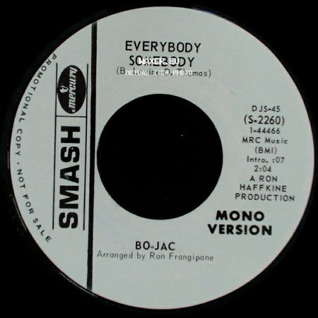 Bo-Jac - Everybody Somebody / Everybody Somebody side A