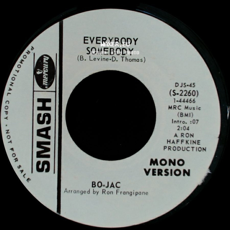 Bo-Jac - Everybody Somebody / Everybody Somebody side B